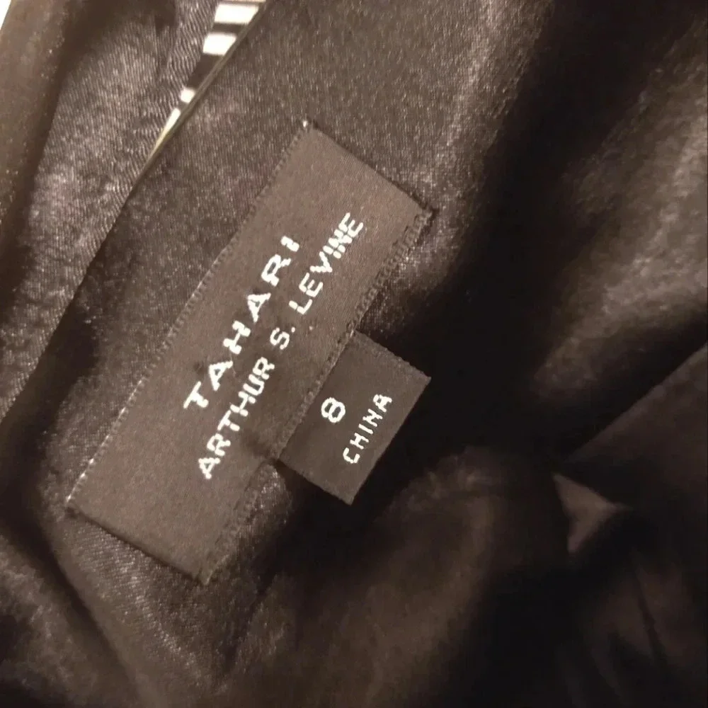 Elegant tahari silk event dress EUC ❤️ - Picture 13 of 14